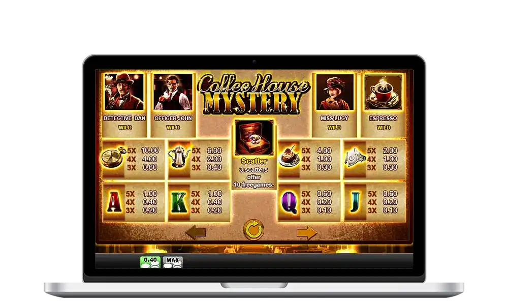 coffee house mystery slot machine review