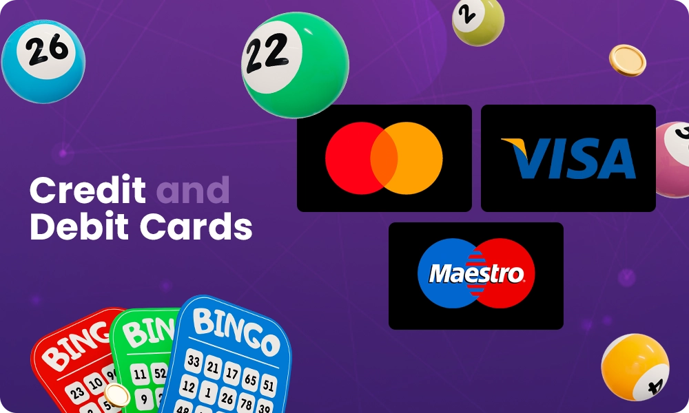 How does the credit card system for casino bingo work?