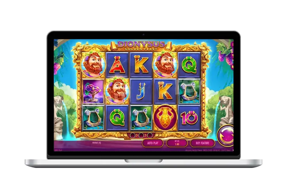 dionysus golden feast game by Thunderkick