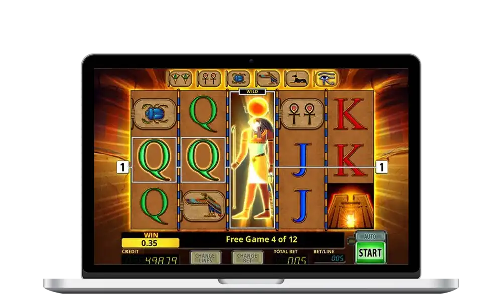 eye of horus slot machine review