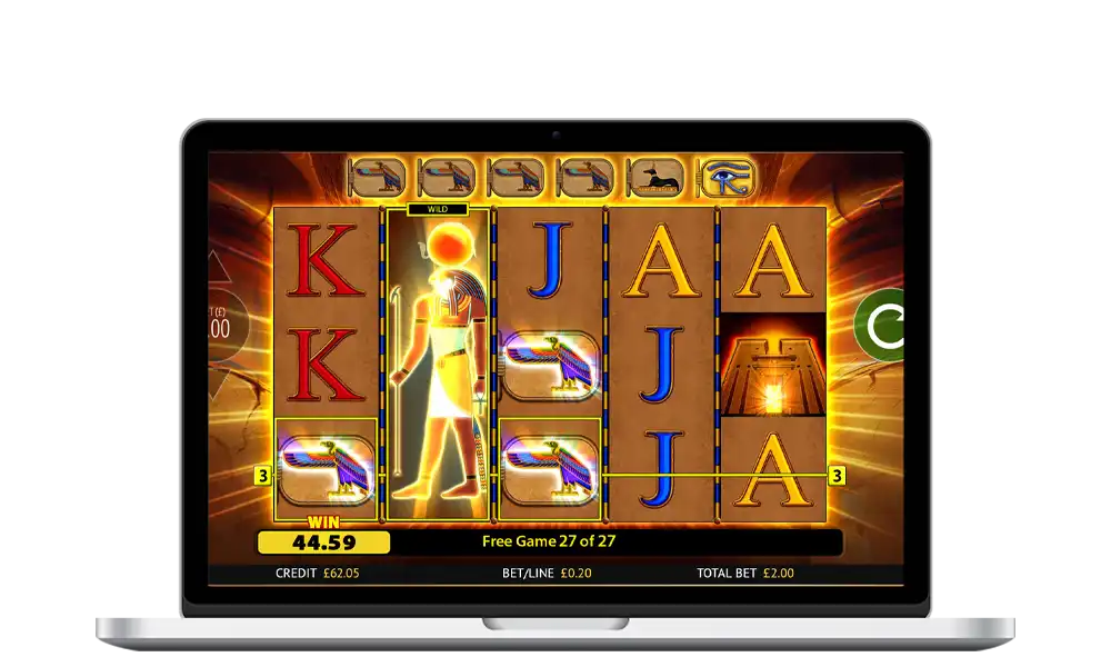 eye of horus slot machine review