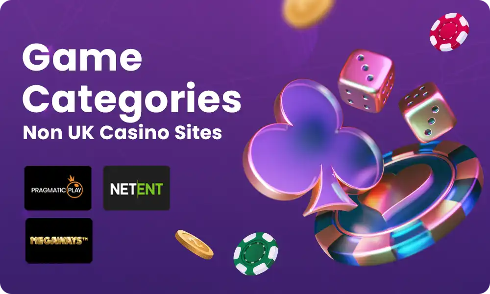 Large selection of casino games from different providers