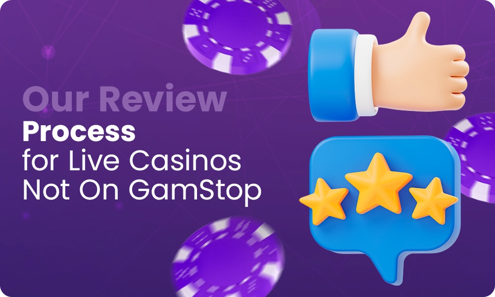 The review process for live casinos not blocked by GamStop